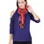 Anekaant Wine 100% Silk Woven Design Lycra Ombrey Tasselled Fringed Scarf