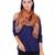 Copper Synthetic Polyester Organza (Poly Silk) Solid Embroidered Sequined Stole
