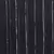 Black Polyester Solid Lurex Striped Tasselled Scarf