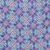 Royal Blue & Multi Synthetic Polyester Printed Geometric Tasselled Scarf