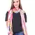 Pink/Multi Modal Printed Frayed Scarf (75x200 cm)