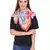 Pink/Multi Modal Printed Frayed Scarf (75x200 cm)