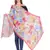 Pink/Multi Modal Printed Frayed Scarf (75x200 cm)