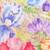 Pink/Multi Modal Printed Frayed Scarf (75x200 cm)