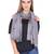 White Black Modal  Frayed Stole (75x180 cm)