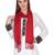 Maroon Viscose Rayon Solid Fringed Stole (55x180 cm)
