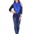 Blue Viscose Rayon Solid Fringed Stole (75x180 cm)