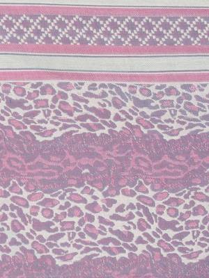 Off White & Multicolour Viscose Shawl (70x200 cm) 4