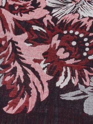 Brown & Multicolour Viscose Jacquard Reversible Shawl (65X200 cm) 4