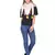 Off White And Multicolour Cotton Tassels Square Scarf (100X100 cm)