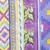 purple And Multicolour Cotton Tassels Square Scarf (100X100 cm)
