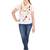 Off White and Multicolour Cotton Tassels Long Scarf (50X180 cm)