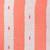 Coral Art Silk Striped Fringed Scarf (65X200 cm)