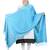 Blue Paisley Viscose Jacquard Reversible Shawl (70X200 cm)