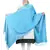Blue Paisley Viscose Jacquard Reversible Shawl (70X200 cm)