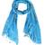 Blue Paisley Viscose Jacquard Reversible Shawl (70X200 cm)