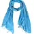 Blue Paisley Viscose Jacquard Reversible Shawl (70X200 cm)