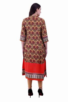 Multicolor Printed Rayon Kurti 3