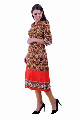 Multicolor Printed Rayon Kurti 5