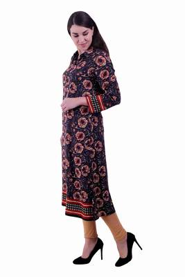 Multicolor Printed Rayon Kurti 4
