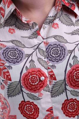Multicolor Printed Cotton Kurti 5