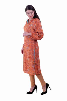 Multicolor Printed Viscose Kurti 2