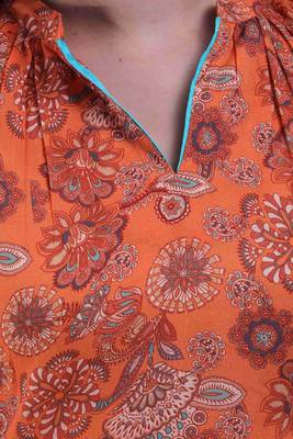 Multicolor Printed Viscose Kurti 5