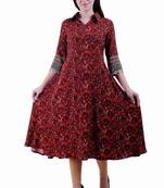 Multicolor Printed Rayon Kurti