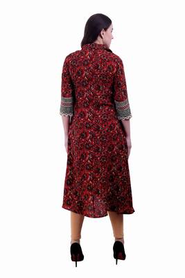 Multicolor Printed Rayon Kurti 3