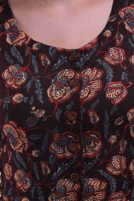 Multicolor Printed Rayon Kurti 5