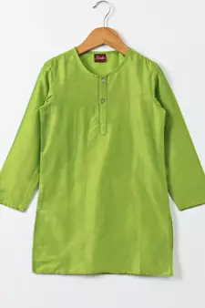 Green Stylish Boys Kurta Pyjama set