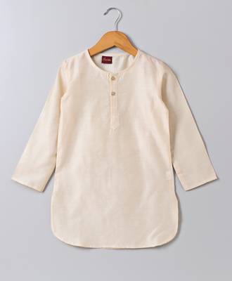 White Stylish Boys Kurta Pyjama set 2