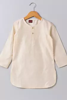 White Stylish Boys Kurta Pyjama set
