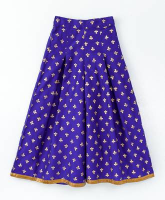 Blue Stylish Girls Top with Palazzos set 3