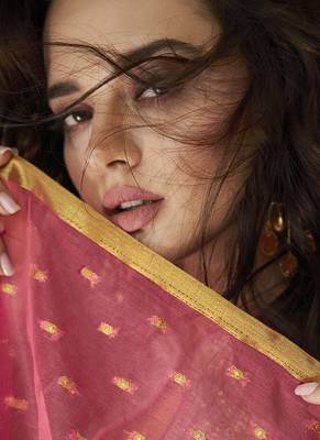 Dark-Grey Embroidered Georgette Salwar 3