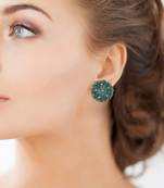 Green Cubic Zirconia Danglers Drops