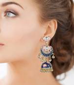 Blue Agate Danglers Drops