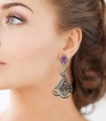 Pink Cubic Zirconia Danglers Drops