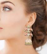 Pink Agate Jhumkas