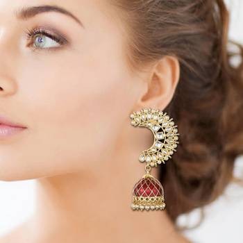 Maroon Agate Jhumkas 1