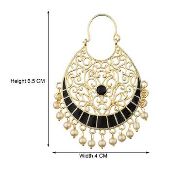 Black Agate Danglers Drops 2