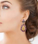 Pink Cubic Zirconia Danglers Drops