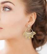 Yellow Agate Danglers Drops