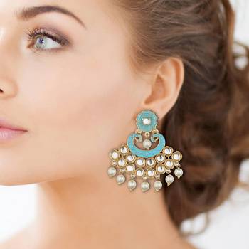 Turquoise Agate Danglers Drops 1