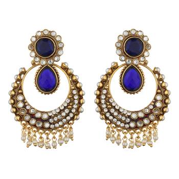 Blue Agate Danglers Drops 3