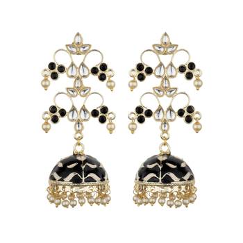 Black Agate Jhumkas 2