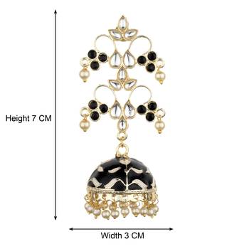 Black Agate Jhumkas 3
