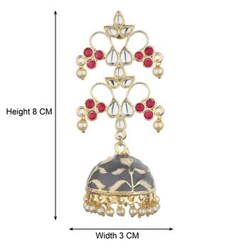 Yellow Agate Jhumkas 3