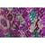 Purple & Multicolour Viscose Rayon Printed Geometric Frayed Scarf