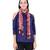 Copper 100% Silk Woven Design Lycra Ombrey Tasselled Fringed Scarf